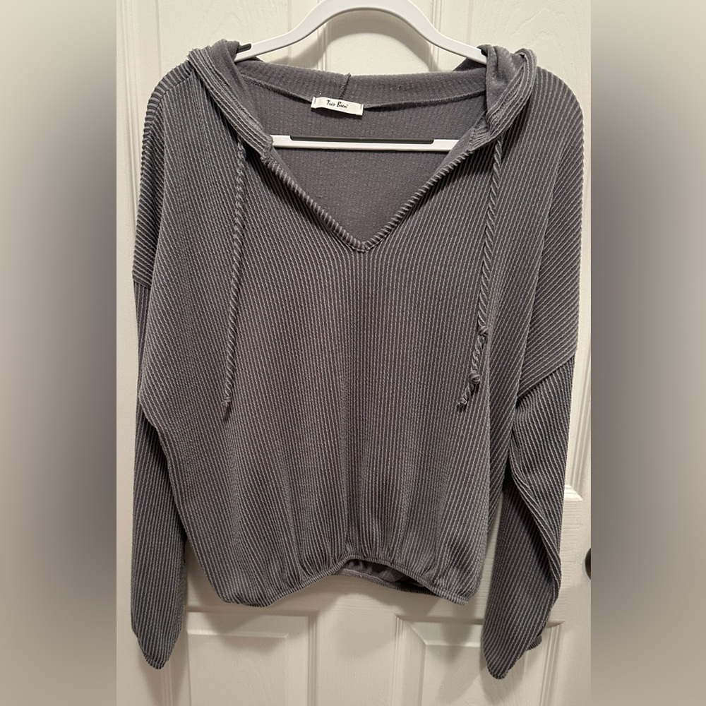Grey Hoodie. Size Large. Good used condition